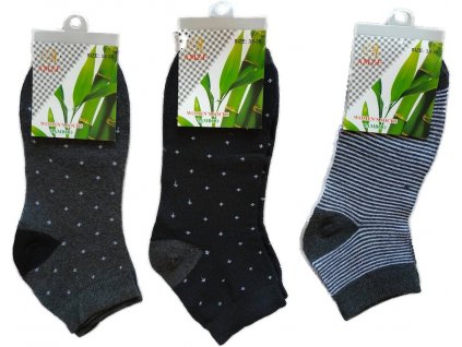 Dámské bamusové ponožky se vzorem