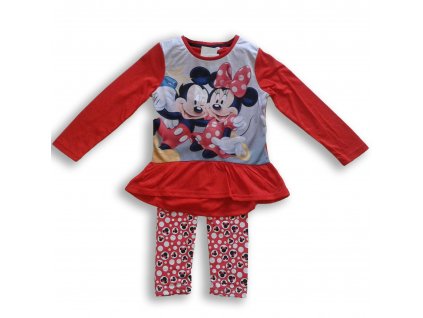 Set MINNIE MOUSE tunika +leginy červený 6 let 115 Materiál 95% polyester, 5% elastan Výrobce SUN CITY cena 323Kč