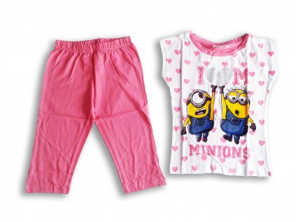 Dívčí letní pyžamo Mimoni.