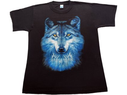 Tričko modrý Vlk