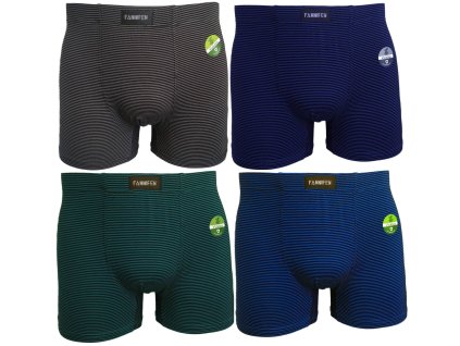 Pánské bambusové boxerky proužek M6723