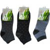 Dámské bamusové ponožky se vzorem 3 ks