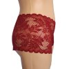 Sexy krajkové kalhotky s vlnkovaným lemem, střih šortky