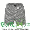Pánské bavlněné boxerky G401 s krátkou nohavičkou, nadměrná velikost 4XL-7XL, značka Textil 24.