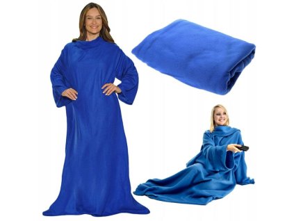 WarmHug Wrap – hřejivá deka s rukávy (138×180 cm)