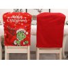 Slavnostní potah židle dekorativní univerzální grinch na opěradlo (Velikost univerzální)