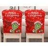 Slavnostní potah židle dekorativní univerzální grinch na opěradlo (Velikost univerzální)