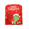 Slavnostní potah židle dekorativní univerzální grinch na opěradlo (Velikost univerzální)