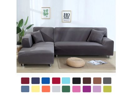 Jednofarebné poťahy na sedačku a kresla (Farba Bordová, Veľkosť Štvorkreslo / 235x300 cm)