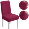 Voděodolné potahy na židle se vzorem - vínová