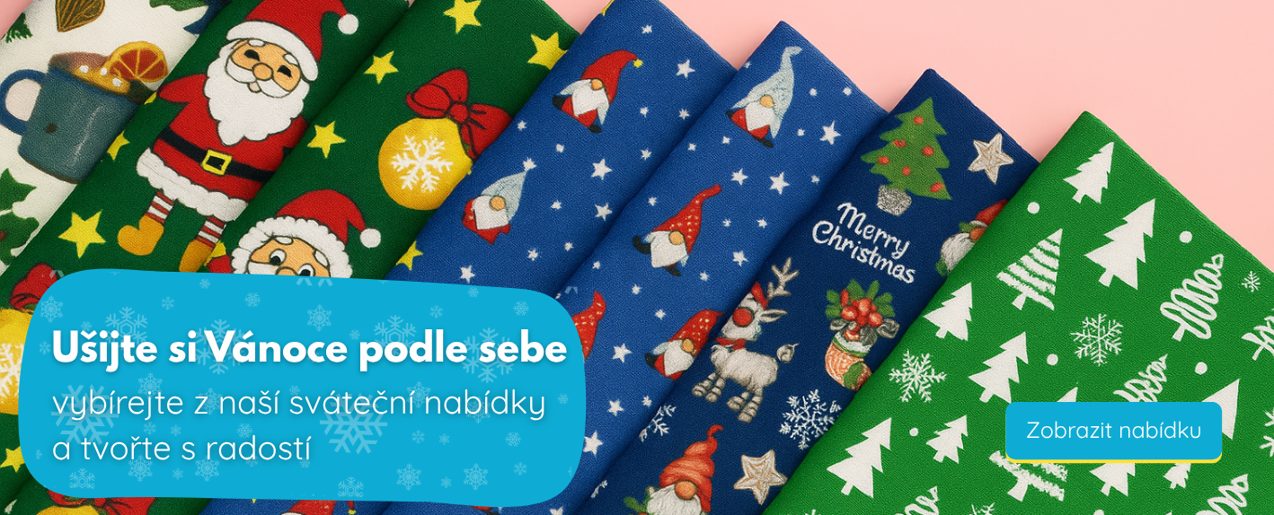 Ušijte si Vánoce podle sebe - Vánoční látky