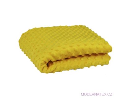 vyr 9517 Latky mikroplys puntik minky barva horcice 1