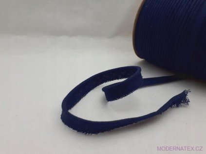 lamowka wypustka bawelniana 15mm kolor granatowy