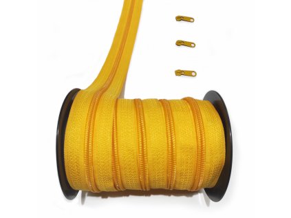 zip spiralovy zluty 5 mm metraz 1