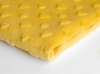 minky srdicka barva zluta 25