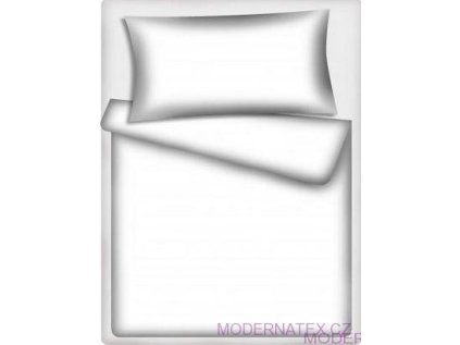 Jednobarevná bavlněná látka barva Bílá 500-1