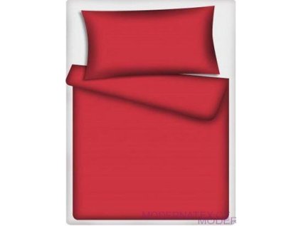 Jednobarevná bavlněná látka barva Červená 501-1