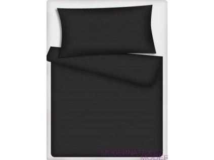 Jednobarevná bavlněná látka barva Černá 504-1