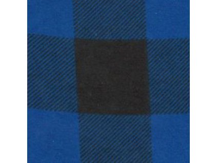 29087 2 bavlnena flanelova latka kostka modra 4x4 cm