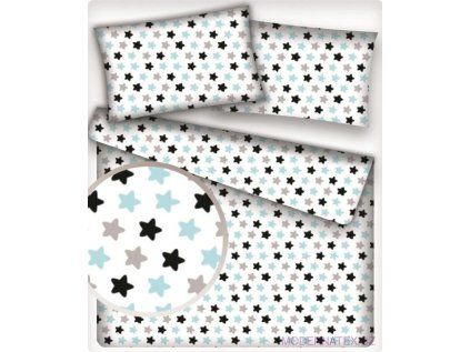 29204 1 detska bavlnena latka perniky modre na bilem