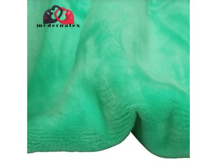 Minky mikroplyš jednobarevné, barva Mentolová