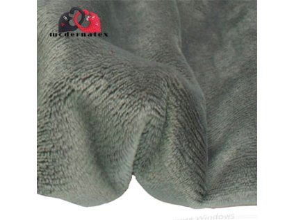 Minky mikroplyš jednobarevné, barva Šedá