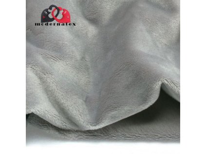 Minky mikroplyš jednobarevné, barva Sv. Šedá