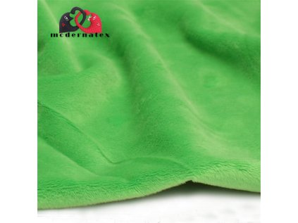 29228 1 minky mikroplys jednobarevne barva zelena