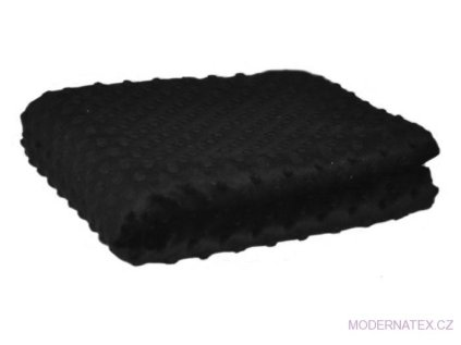 29240 1 latka mikroplys minky 380 puntik barva cerna