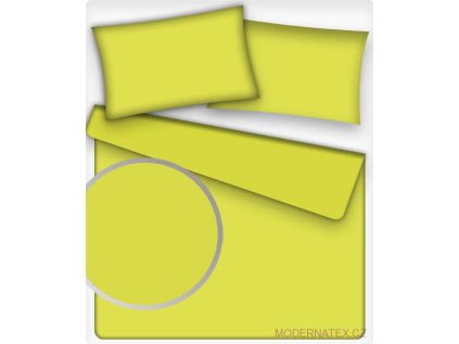 Jednobarevná bavlněná látka barva Citron 39