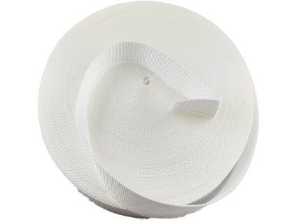 29444 1 polypropylenovy popruh 40 mm bily baleni 50 m