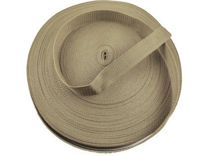 29465 1 polypropylenovy popruh 25 mm bezovy baleni 50 m