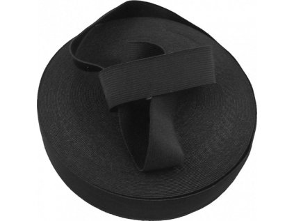 Guma pro šití oděvu, šíře 20 mm černá balení 25 m