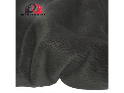 Minky mikroplyš jednobarevné, barva Černá