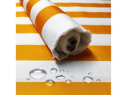 Venkovní vodu odpuzující látka Premium, Proužky Žluté