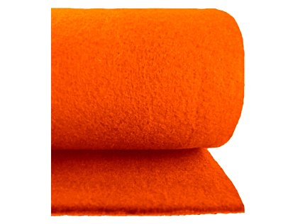 Technický filc 3 mm barva Oranžová, šířka 150 cm