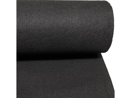 Technický filc 4 mm barva Černá, šířka 100 cm
