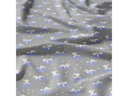 30254 2 bavlnene latky metraz kralicek na sedem