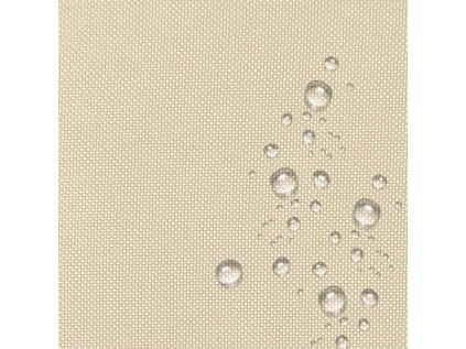 Nepromokavá vodu odpuzující látka, Oxford, šíře 160 cm, Béžová