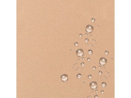 Nepromokavá vodu odpuzující látka, Oxford, šíře 160 cm, Karamel