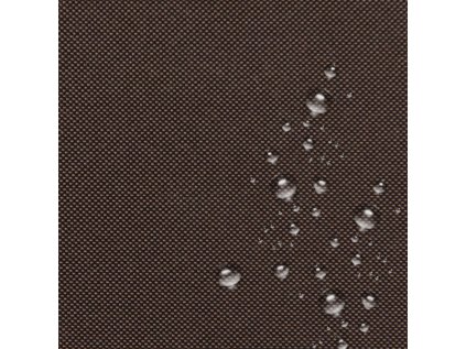 Nepromokavá vodu odpuzující látka, Oxford, šíře 160 cm, Tm. Hnědá