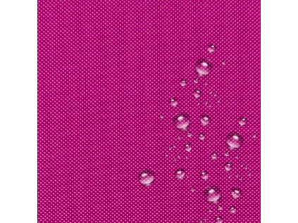 Nepromokavá vodu odpuzující látka, Oxford, šíře 160 cm, Tm. Růžová