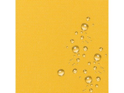 Vodu odpuzující látky, Oxford, šíře 160 cm, Žlutá