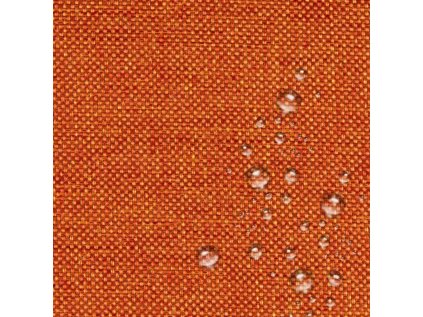 Venkovní vodu odpozující látka Imitace lnu-09, Zázvorová