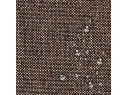 Venkovní vodu odpozující látka Imitace lnu-22, Sv. Hnědá