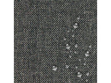 Venkovní vodu odpozující látka Imitace lnu-202, Tm. Šedá