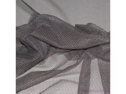 30881 1 polyesterova elasticka sitovina seda oko 1x1mm