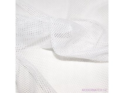 Síť polyesterová pro oblečení Bílá, oko 2x2mm