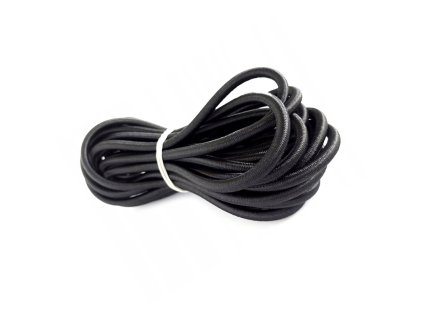 Kulatá guma 5 mm, černá metráž