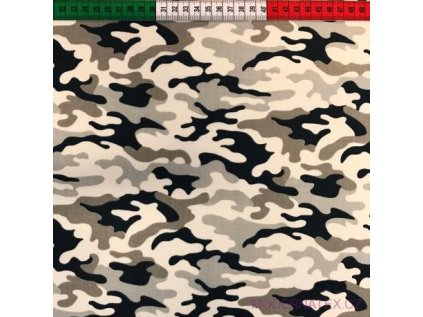 Bavlněná látka Moro Běžové